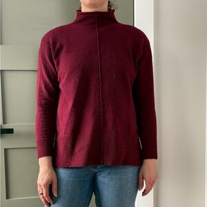 Adyson Parker Burgundy Crew Neck Sweater